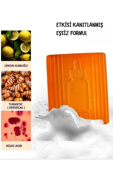 aleyna baharat Kojik Asit Sabunu Zerdeçal Içerikli Cilt Lekelerine Özel Formül 120 gr Kojic ürün görseli 1