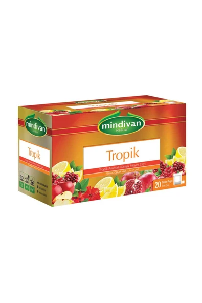 Mindivan Tropik Orman Meyveli Çayı 20'li ürün görseli 1