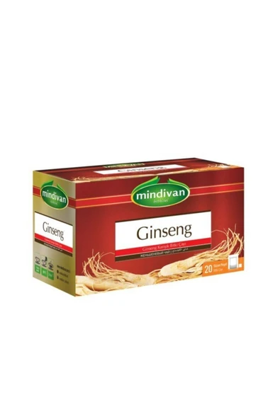 Mindivan Ginseng Çayı 20'li Poşet Çay (2 Adet) ürün görseli 1