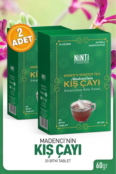 nintipharma Ninti Pharma Madenci Kış Çayı 120 Gr 40 Şaset ürün görseli 1