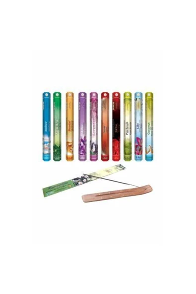 Sakız Ağacı Flute 200 Adet Karışık Tütsü + Tütsü Kayığı ürün görseli 1
