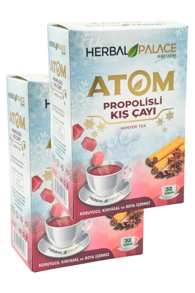 Herbal Palace Atom Propolisli Kış Çayı Küp & 150 gr & X2 Adet ürün görseli 1