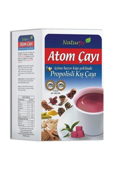Sakız Ağacı Naturpy Atom Propolisli Küp Kış Çayı 150 G ürün görseli 1