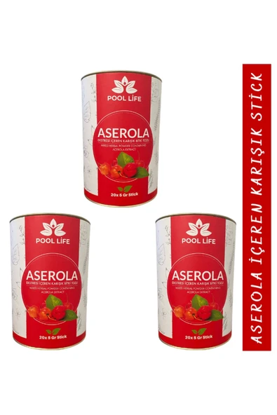Aleyna Bitkisel Aserola Ekstresi Içeren Karışık Bitki Tozu 20* 5g Stick 3 Adet ürün görseli 1