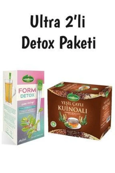 Mindivan 2'li Form Bitki Çayı Paketi Kinoa Çayı Ve Stick Çay ürün görseli 1