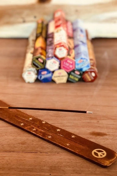 monadukkan Kayık Hediyeli 100 Çubuk 5 Paket Özel Seçim Tütsü Doğal 5+kayık Özel Paket Tütsü ürün görseli 1