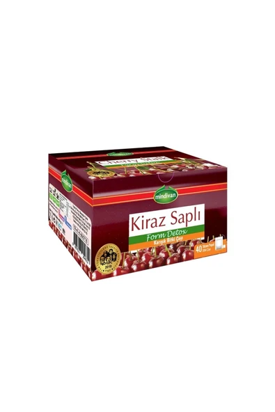 Mindivan Kiraz Saplı Karışık Bitki Çayı 40 Lı Süzen Poşet ürün görseli 1