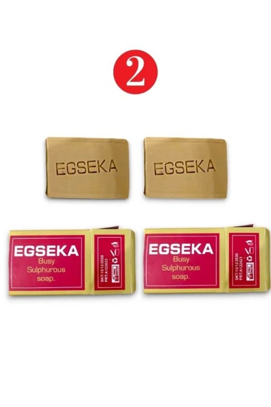 egseka Egza Kükürtlü Sabun 2 Adet ürün görseli 1