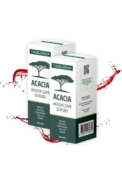 Tabib Lokman Acacia Akasya Gamı Şurubu 230 ml x 2 adet ürün görseli 1