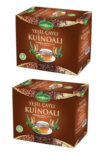 Mindivan Yoğun Yeşil Çaylı Kuinoa (kinoa) Çayı - Resim 4