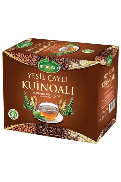 Mindivan Yoğun Yeşil Çaylı Kuinoa (kinoa) Çayı ürün görseli 1