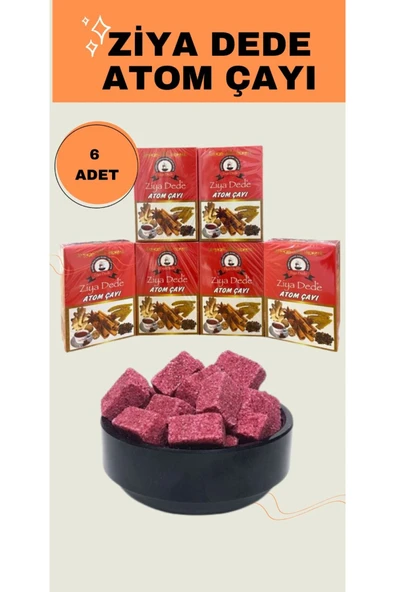 Ziyadede Ziya Dede Atom Çayı Kış Çayı 150 gr. (6 Kutu) ürün görseli 1