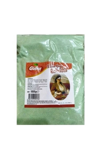 GÜLKA Sultan Çayı Mentollü Toz Karışık Bitki Çayı Yeşil 1 Kg (sultan Tea) ürün görseli 1