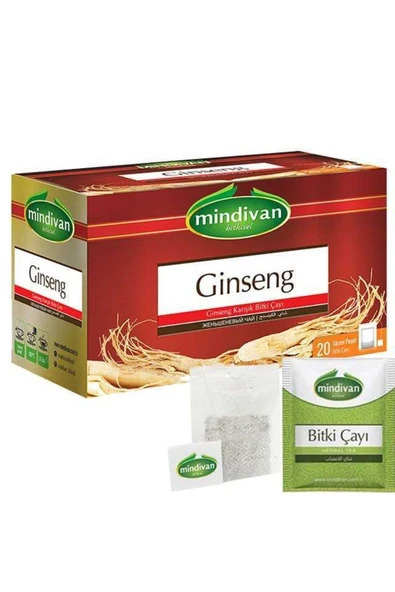 BEKA Siftaholsun Market Ginseng Çayı 20'li Premium Süzen Poşet ürün görseli 1