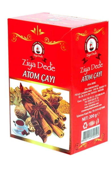 Ziyadede Atom Çayı 170 gr Kutu ürün görseli 1
