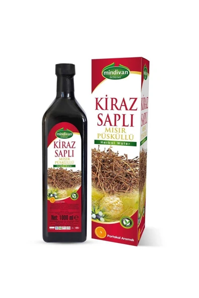 Mindivan Kiraz Saplı Mısır Püsküllü Form Detox Suyu 1 Litre (DİET DESTEK ÜRÜNÜ) ürün görseli 1