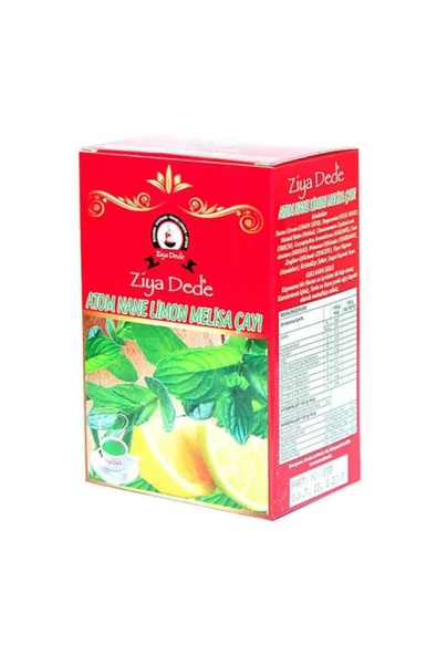 Ziyadede 6 Adet Kutu Ziya Dede Nane Limon Melisa Atom Çayı 140 Gr ürün görseli 1