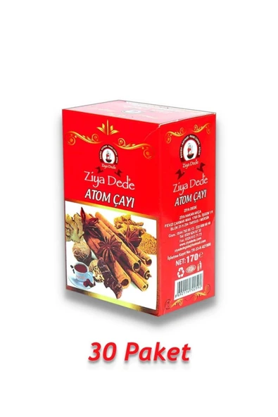 Ziyadede Ziya Dede Atom Küp Bitki Çayı 150 Gr 30 Adet Kutu ürün görseli 1