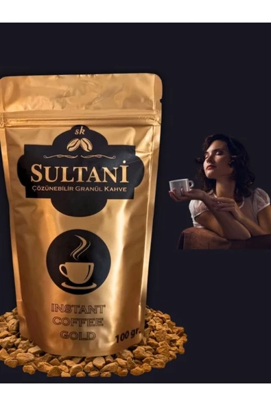 Sultani Instant Coffee Gold Nescafe Granül Kahve Yumuşak İçim Yoğun Tat Eşsiz Lezzetiyle ürün görseli 1
