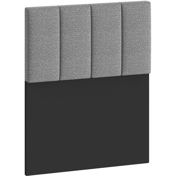 Mobpazar Capella Baza Başlığı 90x100 cm Antrasit Tek Kişilik ürün görseli 1