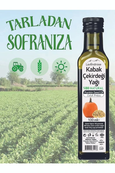 whisperpro Kabak Çekirdeği Yağı%100 Saf Ve Doğal - Kabakçekirdeği Yağı Soğuk Sıkım 100ml ürün görseli 1