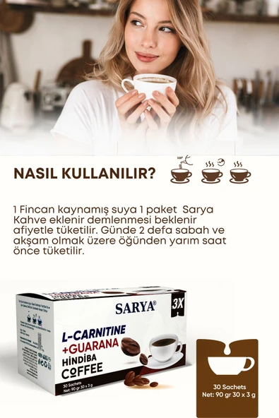 l carnitine ve kahve Ultra Natura Detox PTTAVM: SARYA 3X Form L-Carnitine,