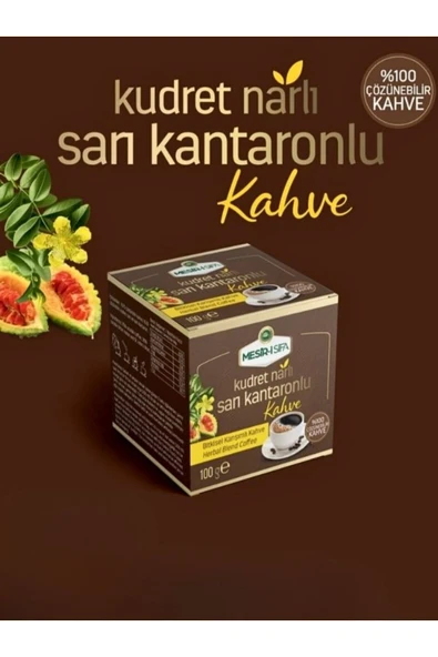 aleyna baharat Kudretnarlı Kahve Sarı Kantaronlu Kahve 100 Gr ürün görseli 1