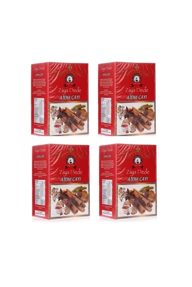adaeticaret 4 Kutu Ziya Dede Atom Çayı 150 Gr. X 4 Kış Çayı ürün görseli 1