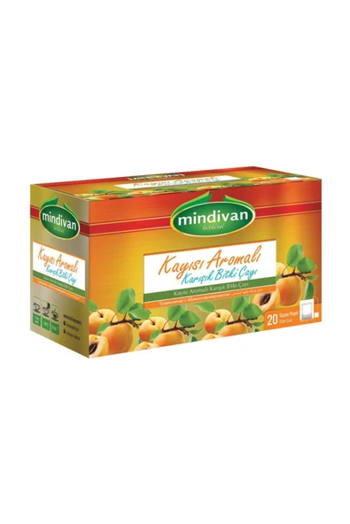 Mindivan Kayısılı Form Çayı 20'li (diet Destek Ürünü) ürün görseli 1