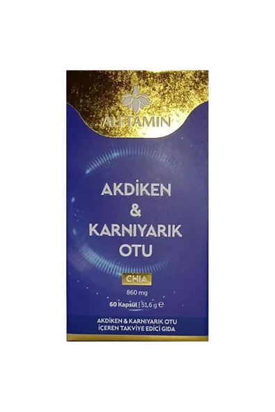 Şenay Alftamin Akdiken & Karnıyarık Otu 860 Mg 60 Kapsül ürün görseli 1