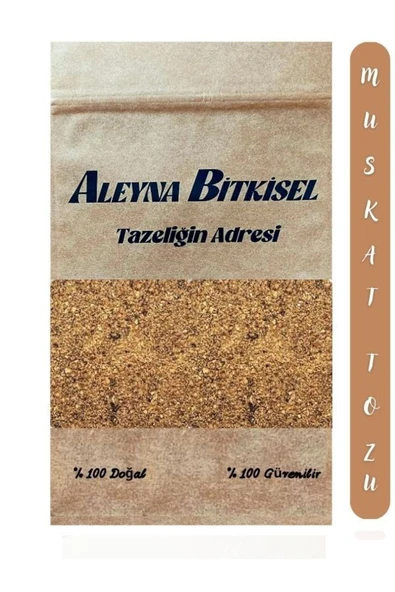 Aleyna Bitkisel Toz Muskat 300 G- Hint Cevizi - Taze Öğütülmüş ürün görseli 1