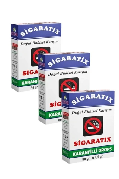 aleyna baharat Sigaratix Karanfilli Doğal Bitkisel Karışım 3 Adet ürün görseli 1