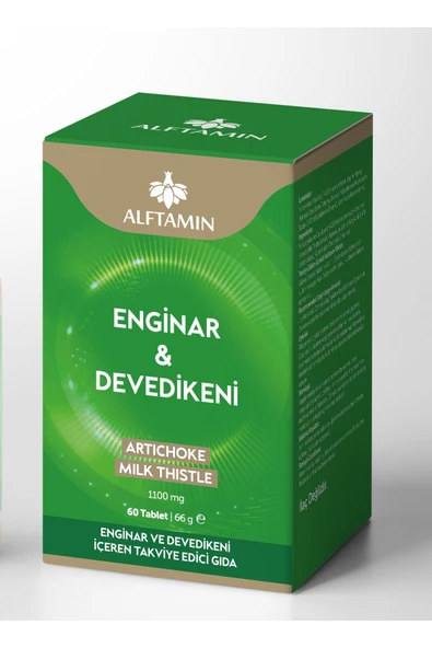 Şenay Alftamin Enginar & Devedikeni 1100 Mg 60 Tablet ürün görseli 1
