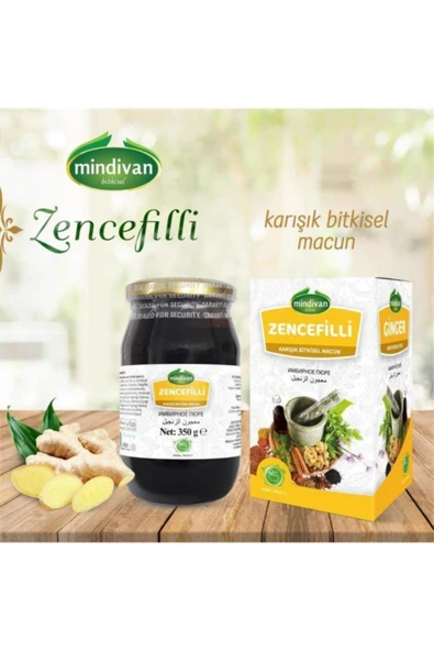 Mindivan Zencefilli Karışık Bitkisel Macun 420 gr ürün görseli 1