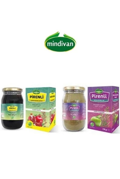 Mindivan Pirenli Form Toz 150 gr + Pirenli Form Macun 420 gr ürün görseli 1