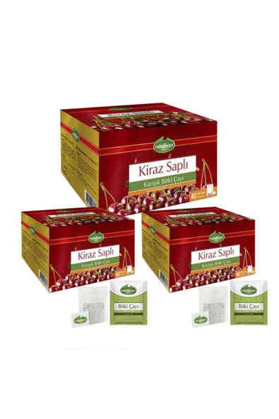 Mindivan Kiraz Saplı Form Çayı 40'lı ( Diet ) X 3 Adet ürün görseli 1