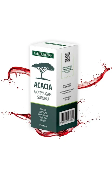 aleyna baharat Acacia Akasya Gamı Şurubu 230 ML ürün görseli 1