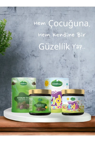 Mindivan Kozalak Macunu 240 gr Kakaolu Kids Macunu 240 gr ürün görseli 1