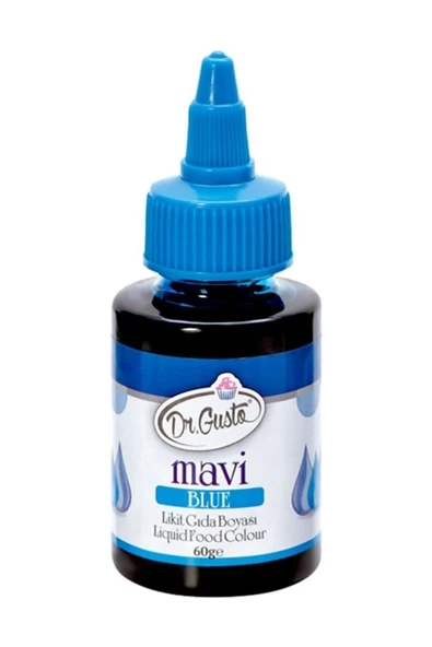 Dr. Gusto Su Bazlı Likit Mavi (60 GR) ürün görseli 1