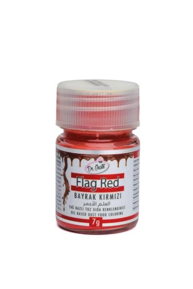 Dr. Gusto Gıda Boyası Yağ Bazlı Toz Bayrak Kırmızı 7 Gr ürün görseli 1