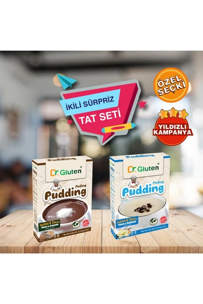 Dr.Gluten Pudingler (kakao, Vanilya) Özel Seçki ürün görseli 1