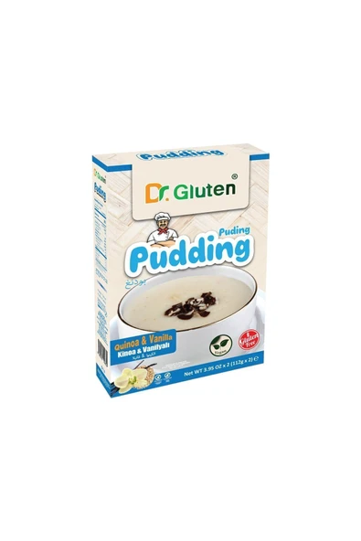 Dr.Gluten Dr. Gluten Glutensiz Vanilya Ve Kinoalı Puding 112 G X 2 Adet ürün görseli 1