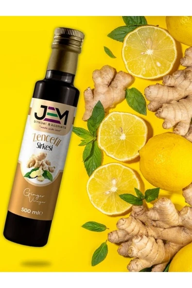 Jem Kozmetik Bitkisel Zencefil Sirkesi 500 ML Ginger Vinegar ürün görseli 1