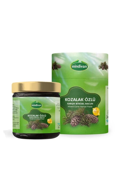 Mindivan Kozalak Macunu 240 gr - Kozalak Özlü Macun Selvi Kozalağı C Vitamini Ilaveli ürün görseli 1
