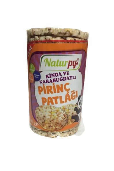 Naturpy Glutensiz Yuvarlak Kinoa ve Karabuğdaylı Pirinç Patlağı ürün görseli 1