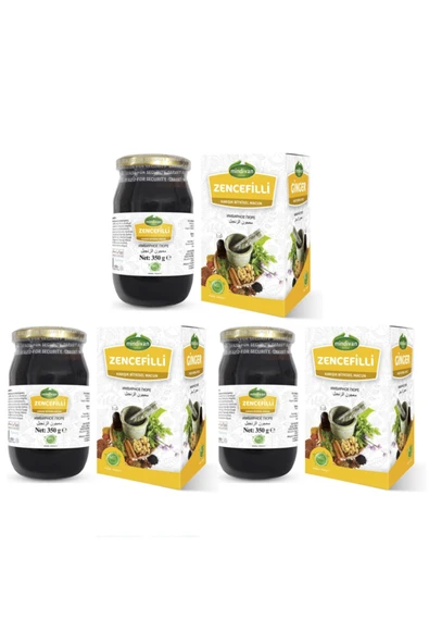 Mindivan Zencefilli Bitkisel Bal Karışımı 350 g x 3 Adet ürün görseli 1