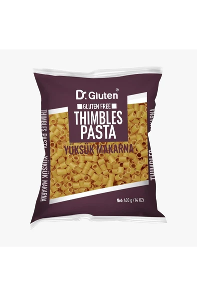 Dr.Gluten Glutensiz Makarna Yüksük Makarna 400 Gr. ürün görseli 1