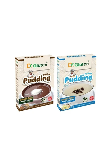 ORGANİKANNELER Dr.gluten Glutensiz Kakaolu Kinoa Puding 224gr ürün görseli 1