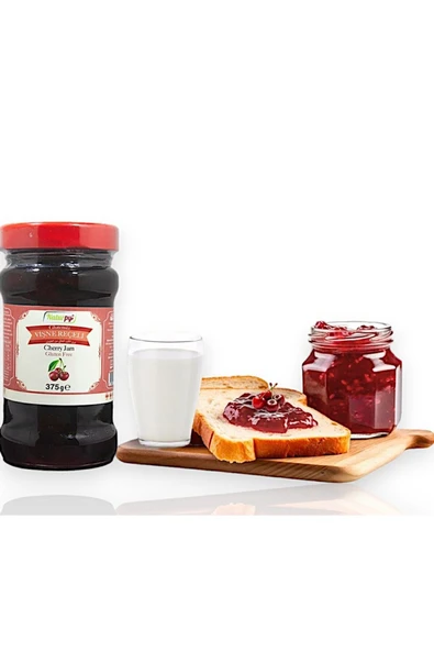 Naturpy Glutensiz Vişne Reçeli 375 G - Cherry Jam Gluten Free ürün görseli 1