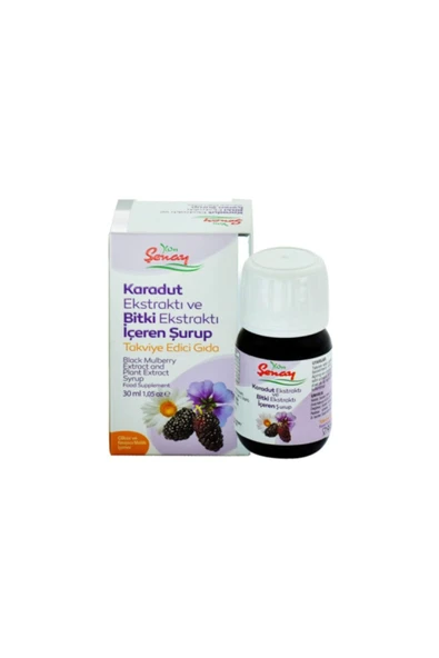 Şenay 30 Ml Karadut Ekstratlı Şurup ürün görseli 1